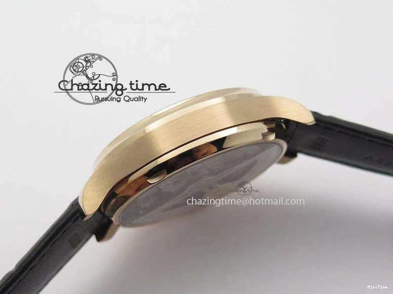 MIROTIME 0715 Portuguese Real PR RG IW5007 ZF 1:1 Best Edition Black Dial On Black Leather Strap A52010 V FreshLook 7304